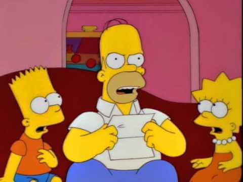 Homer, che fai, dici le parolacce?